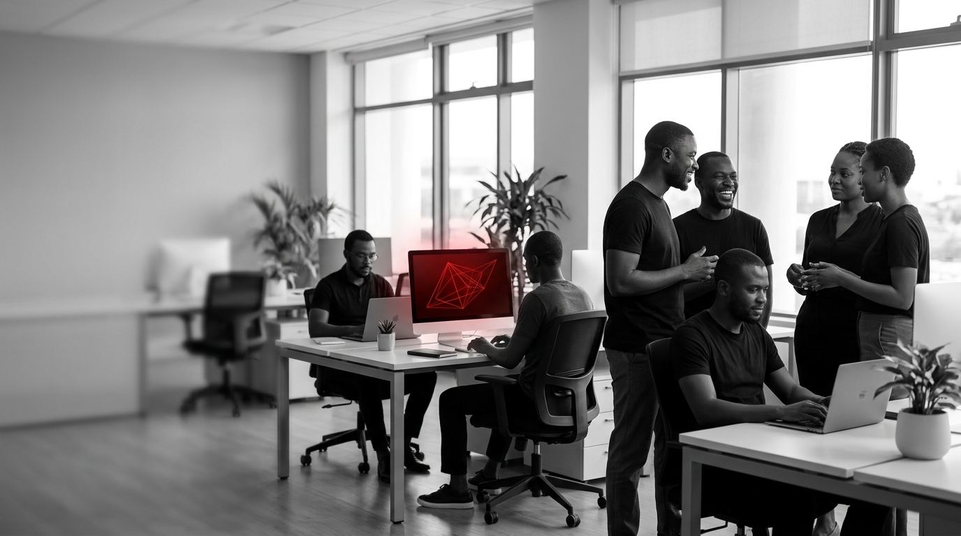 Ambiente de trabalho da equipa Villasoft
